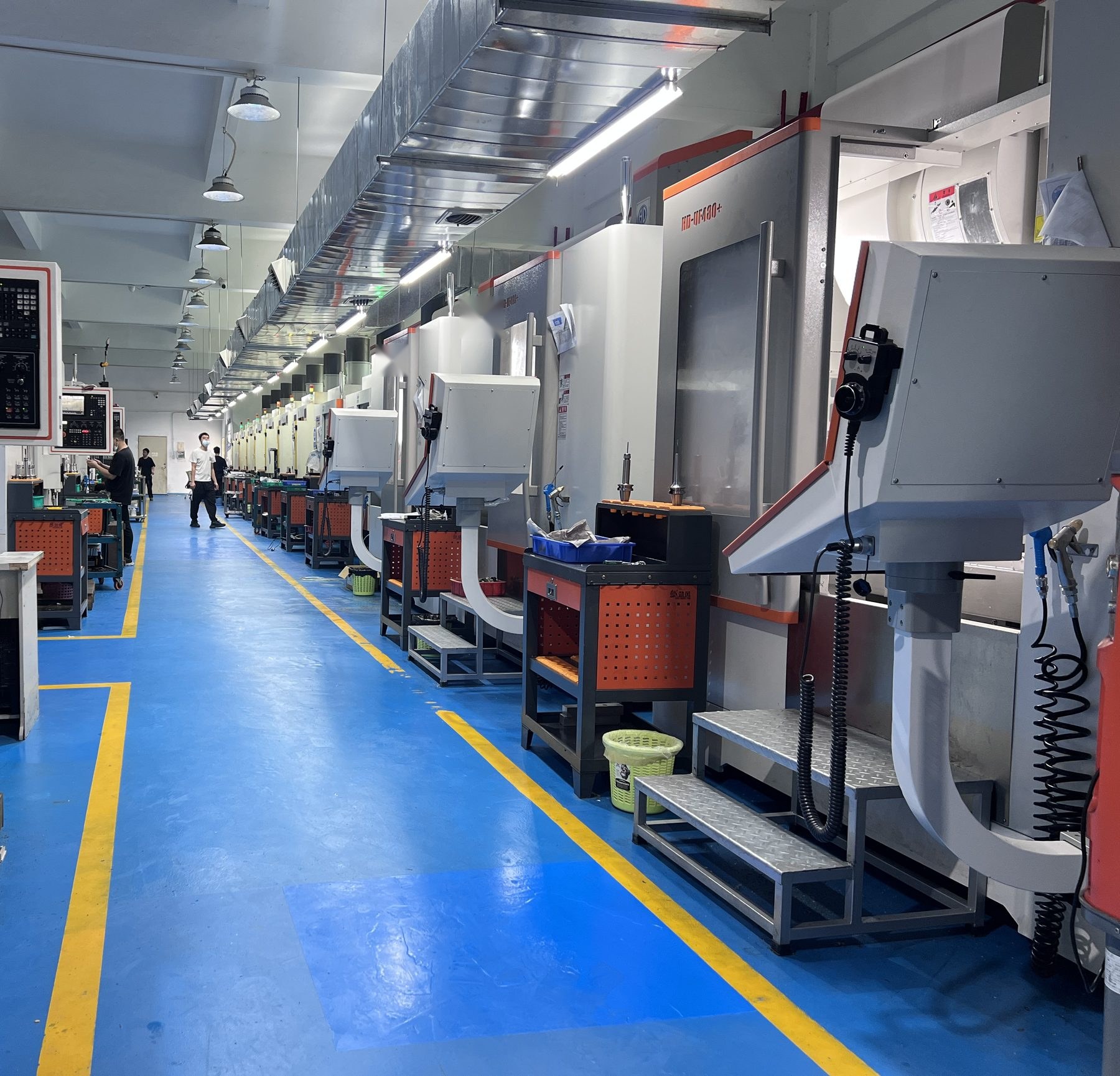 CNC machining floor at a partner factory used by Global Supply Network.
